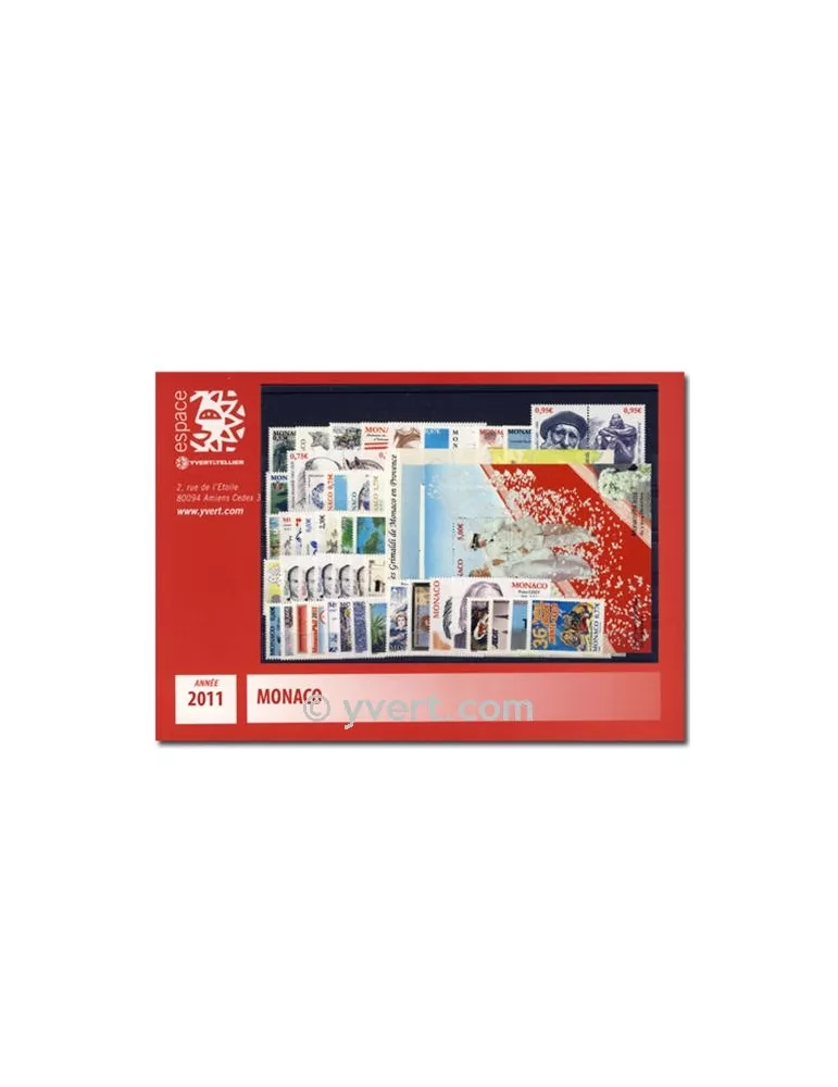 n° 2757/2808 - Timbre Monaco Année complète (2011)