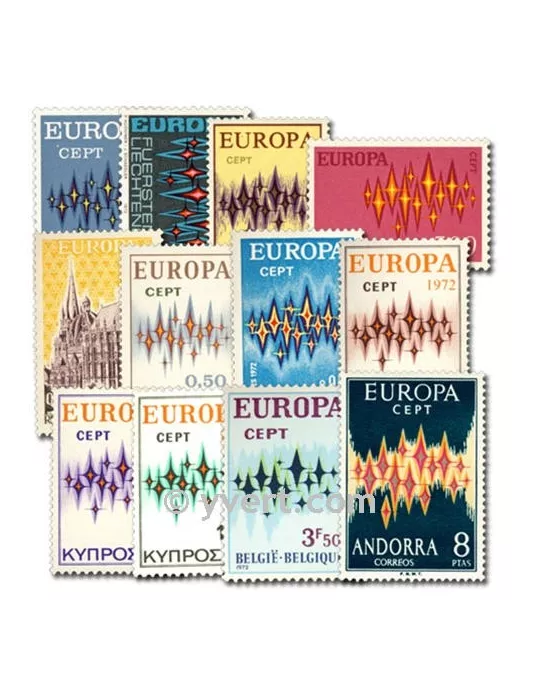 1972** - Année complète neuf EUROPA
