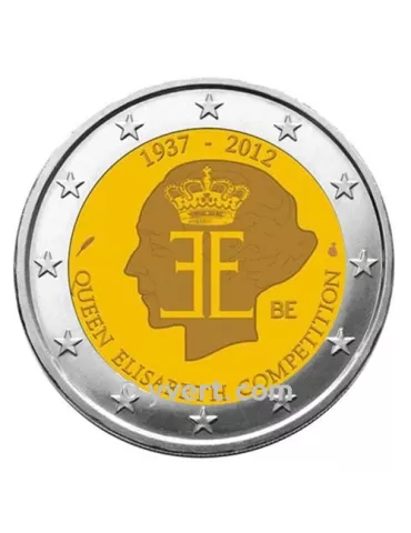 2 EURO COMMEMORATIVE 2012 : BELGIQUE (75 ans du concours musical de la Reine Elisabeth de Belgique)