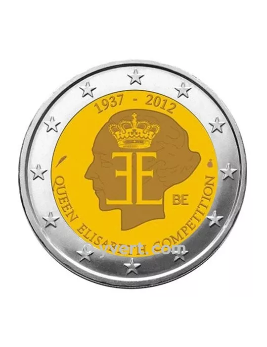 2 EURO COMMEMORATIVE 2012 : BELGIQUE (75 ans du concours musical de la Reine Elisabeth de Belgique)