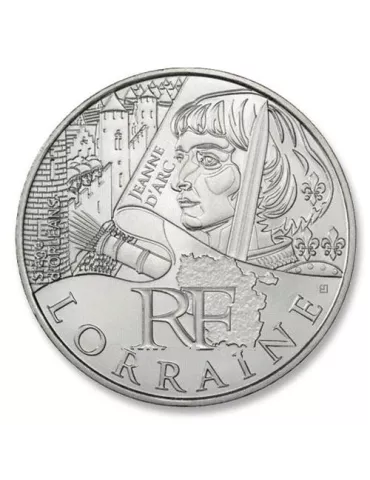 10€ DES REGIONS - Lorraine - 2012