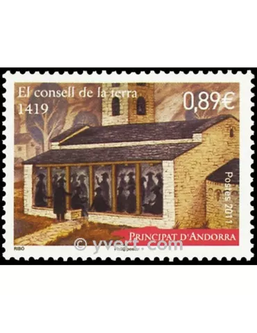 n° 715 - Timbre Andorre Poste