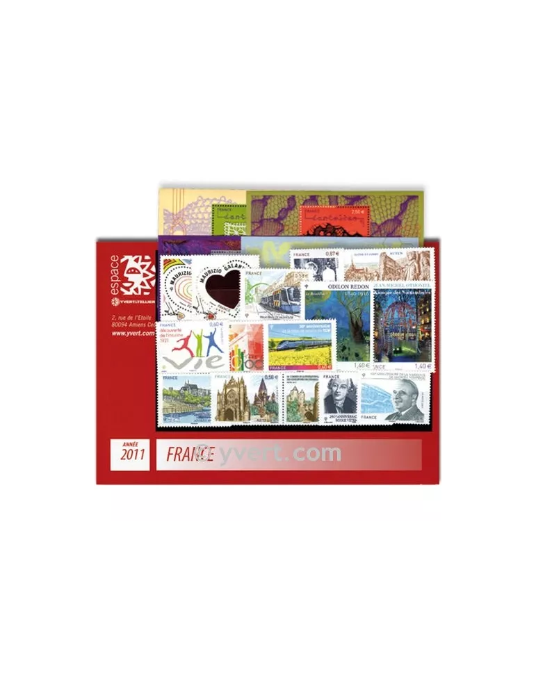 n° 4528/4630 - Timbre France Année complète (2011)