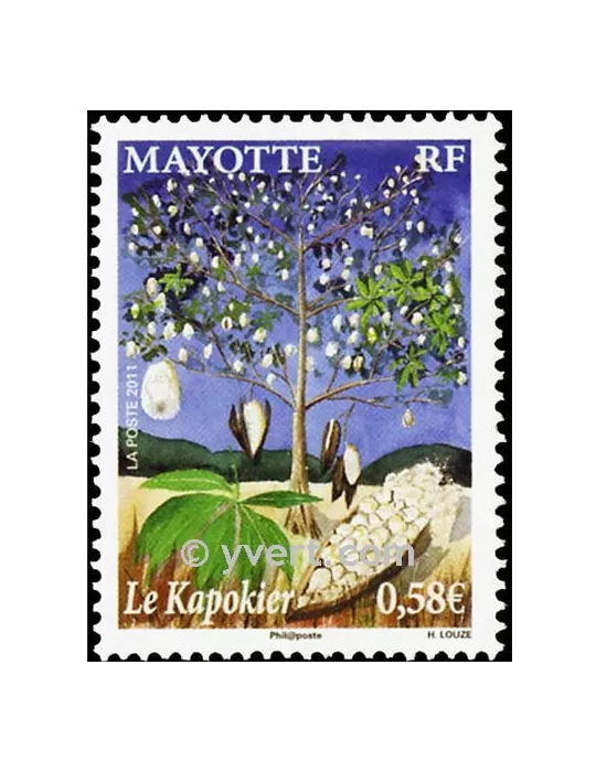 n° 253 - Timbre Mayotte Poste