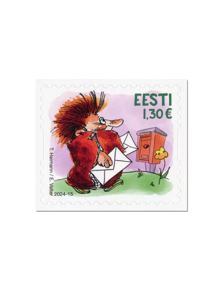 n° 1014 - Timbre ESTONIE Poste