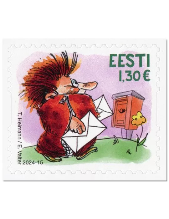 n° 1014 - Timbre ESTONIE Poste