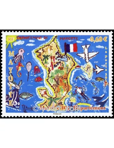 n° 259 - Timbre Mayotte Poste