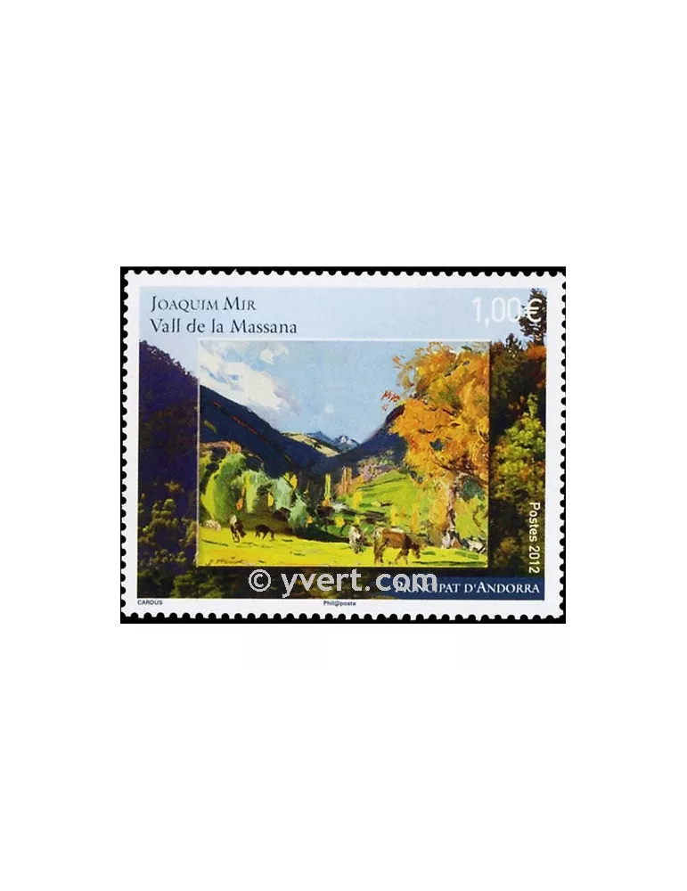 n° 720 - Timbre Andorre Poste