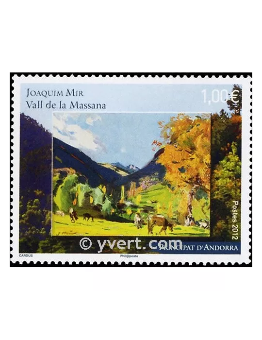 n° 720 - Timbre Andorre Poste