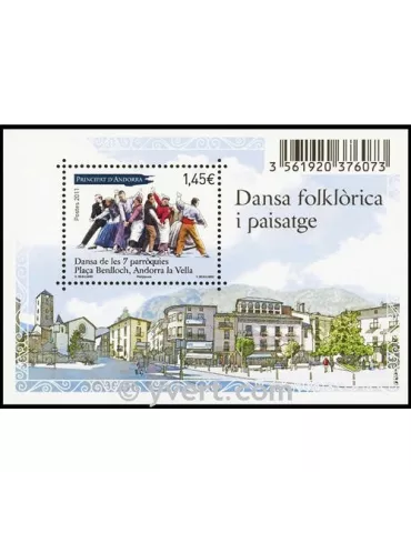 n° 712 - Timbre Andorre Poste