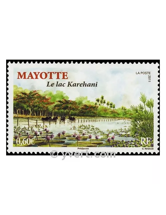 n° 254 - Timbre Mayotte Poste