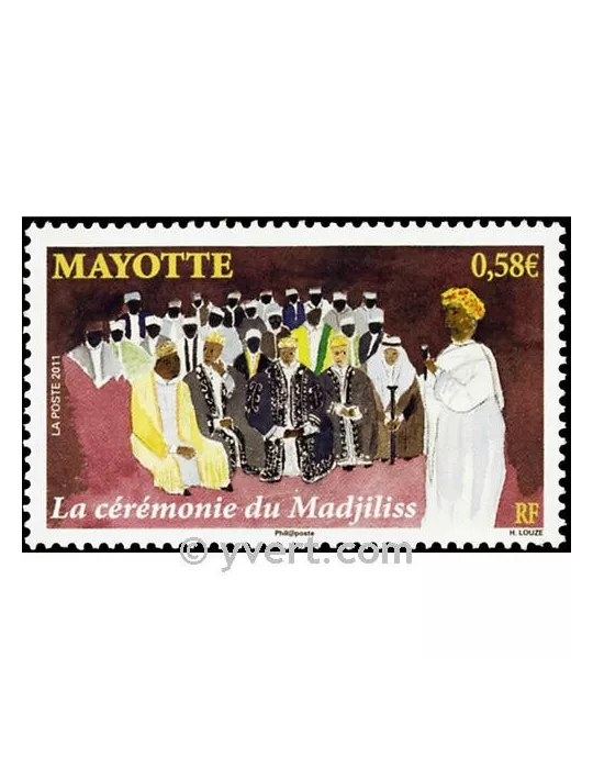 n° 251 - Timbre Mayotte Poste