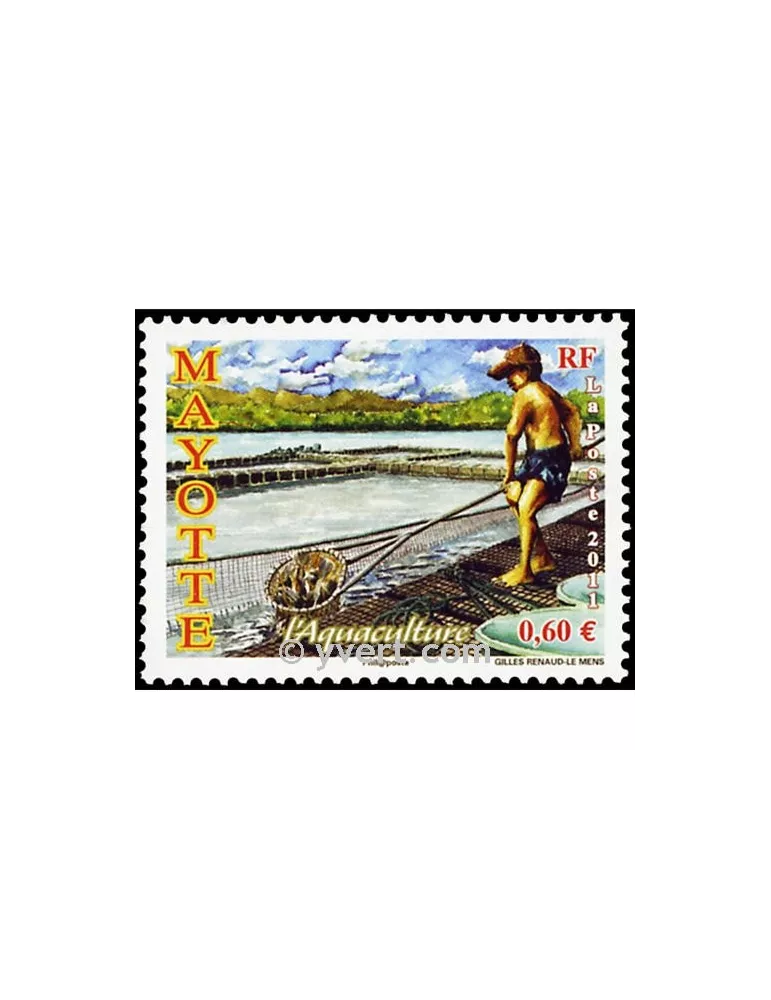 n° 261 - Timbre Mayotte Poste