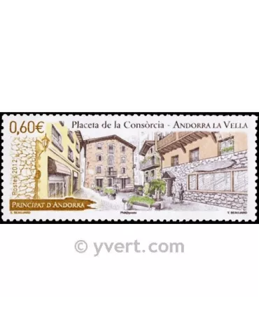 n° 725 - Timbre Andorre Poste