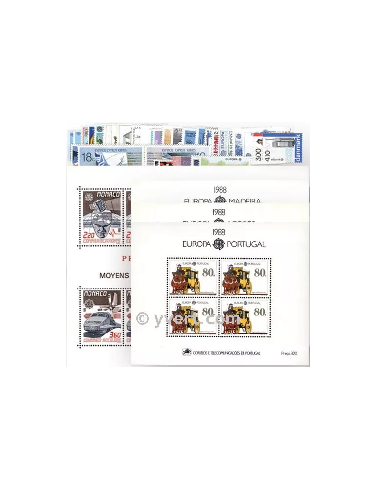 1988** - Année complète neuf EUROPA