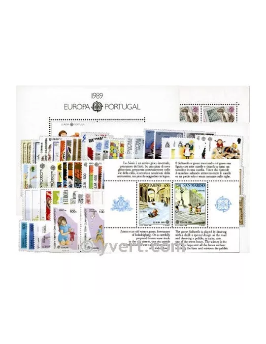 1989** - Année complète neuf EUROPA