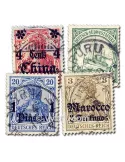 ALLEMAGNE COLONIES : pochette de 10 timbres (Oblitérés)