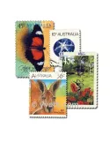 AUSTRALIE : pochette de 500 timbres (Oblitérés)