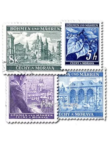 BOHEME ET MORAVIE : pochette de 150 timbres (Oblitérés)