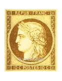 n° 1 obl. - Type Cérès (1ère émission)