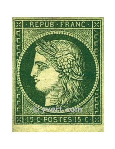 n° 2 obl. - Type Cérès (1ère émission)