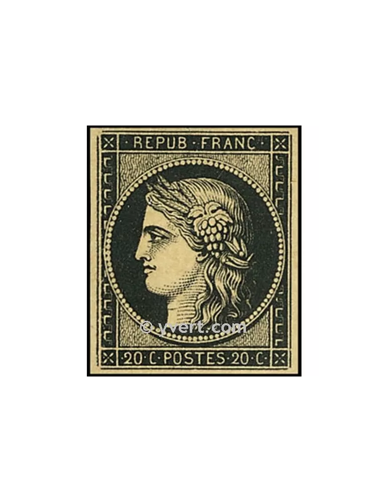 n° 3 obl. - Type Cérès (1ère émission)