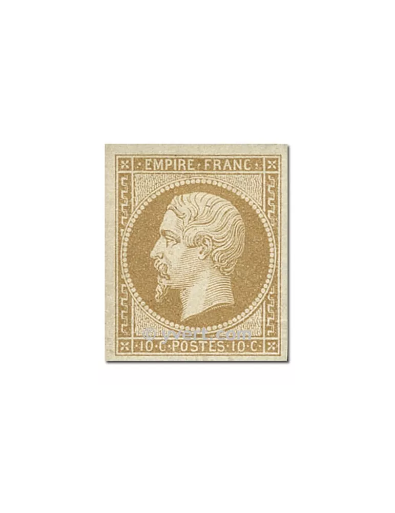 n° 13B obl. - Napoléon III (Empire Non dentelé)