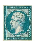 n° 14A obl. - Napoléon III (Empire Non dentelé)