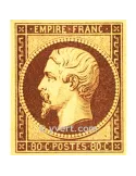n° 17A obl. - Napoléon III (Empire Non dentelé)