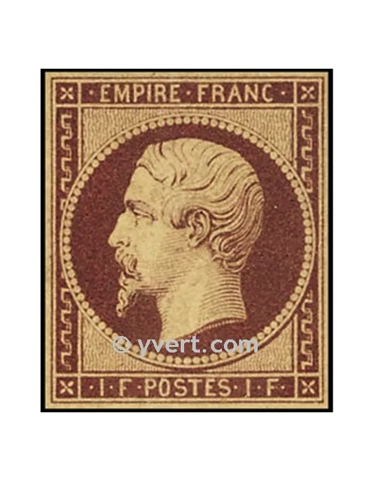 n° 18 obl. - Napoléon III (Empire Non dentelé)