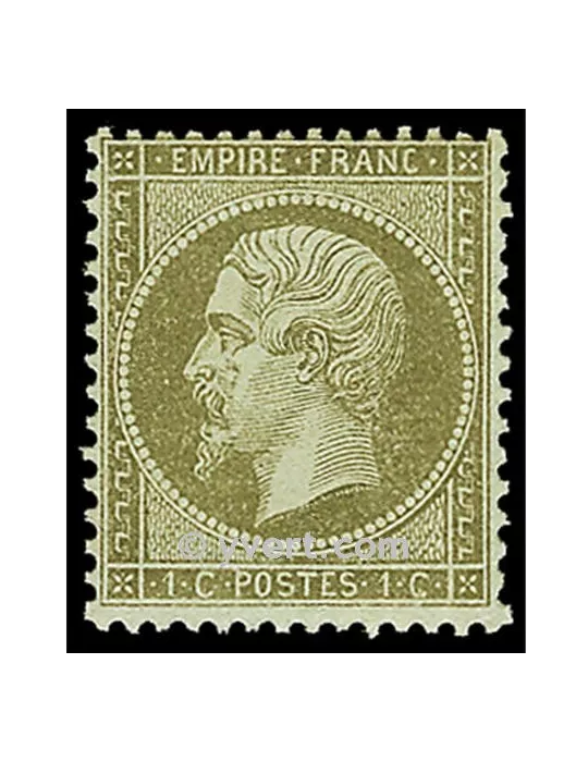 n° 19 obl. - Napoléon III (Empire non lauré)