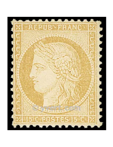n° 59 obl. - Type Cérès dentelé (IIIe République)