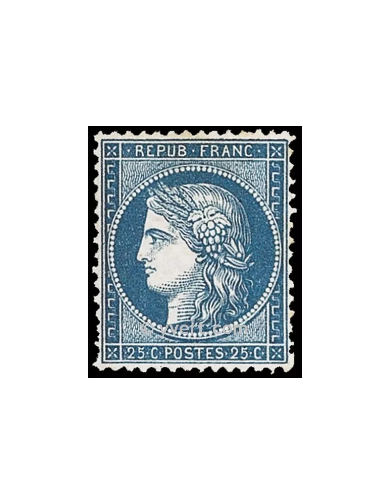 n° 60A obl. - Type Cérès dentelé (IIIe République)