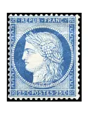 n° 60C obl. - Type Cérès dentelé (IIIe République)