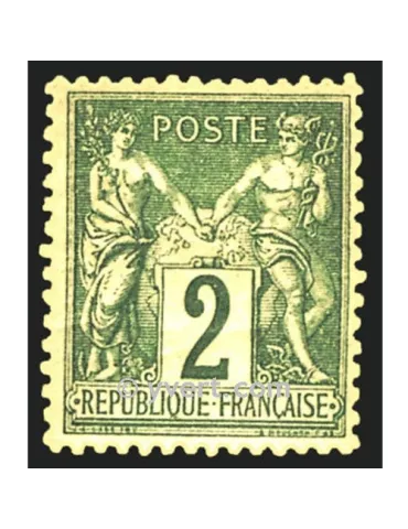 n° 74 obl. - Type Sage (Type II)