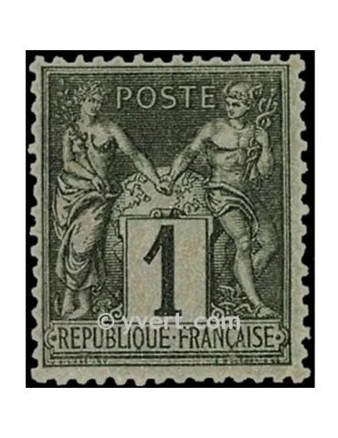 n° 83 obl. - Type Sage (Type II)