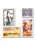 COTE FRANCAISES DES SOMALIS : pochette de 50 timbres (Oblitérés)