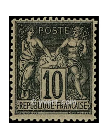 n° 103 obl. - Type Sage. Type II et III