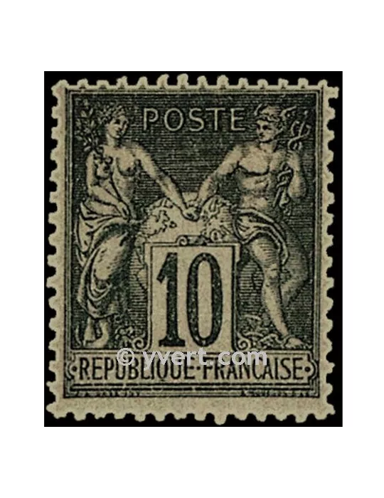 n° 103 obl. - Type Sage. Type II et III