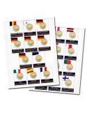 Recharges 2 EUROS commémoratifs 2015 - MARINI® (DRAPEAU EUROPÉEN)