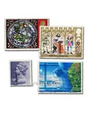 GRANDE BRETAGNE : pochette de 1000 timbres (Oblitérés)