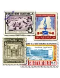 GUATEMALA : pochette de 100 timbres (Oblitérés)