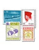 INDONESIE : pochette de 300 timbres (Oblitérés)