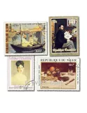 MANET : pochette de 15 timbres (Oblitérés)