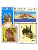 PANAMA : pochette de 100 timbres (Oblitérés)