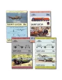 STE LUCIE : pochette de 100 timbres (Oblitérés)