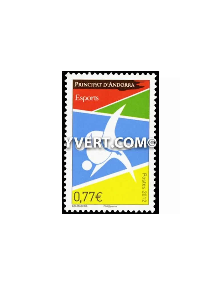 n° 726 - Timbre Andorre Poste