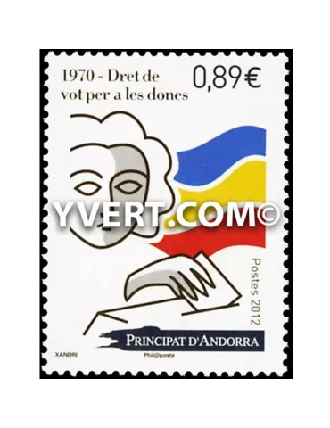 n° 730 - Timbre Andorre Poste