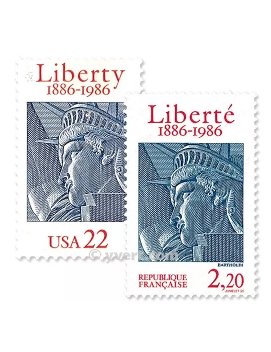 1986 - Émission commune-France-USA
