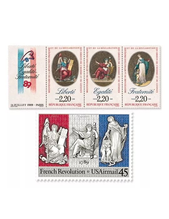 1989 - Émission commune-France-USA